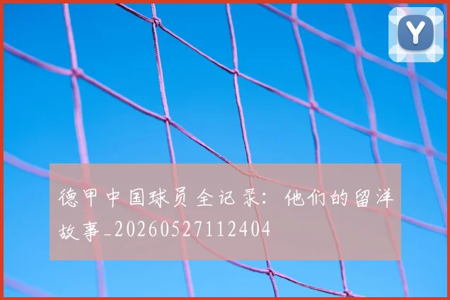 德甲中国球员全记录：他们的留洋故事_20260527112404